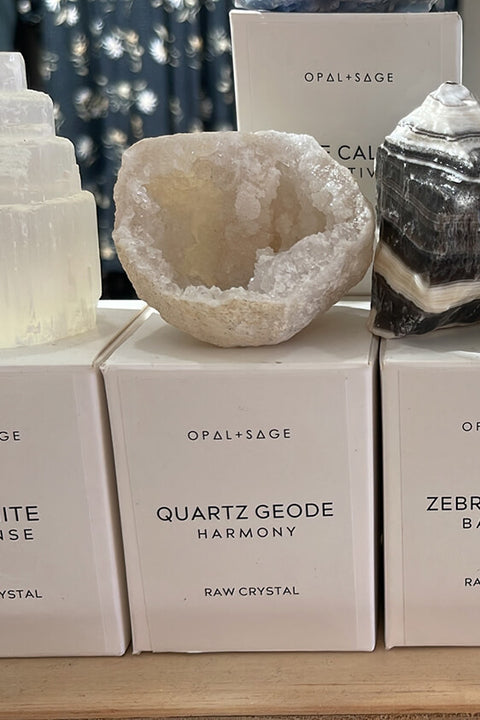 Quartz Geode Raw Crystal