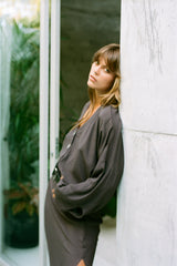 Maggie Long Sleeve Crop - Chocolate Fujiette