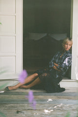 Girlfriend Shirt - Navy Flannel