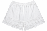 Sunday Lace Shorts - White