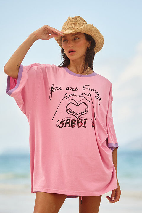 You Are Enough Tee - Pink