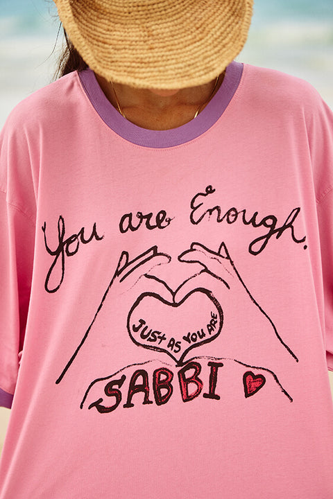 You Are Enough Tee - Pink