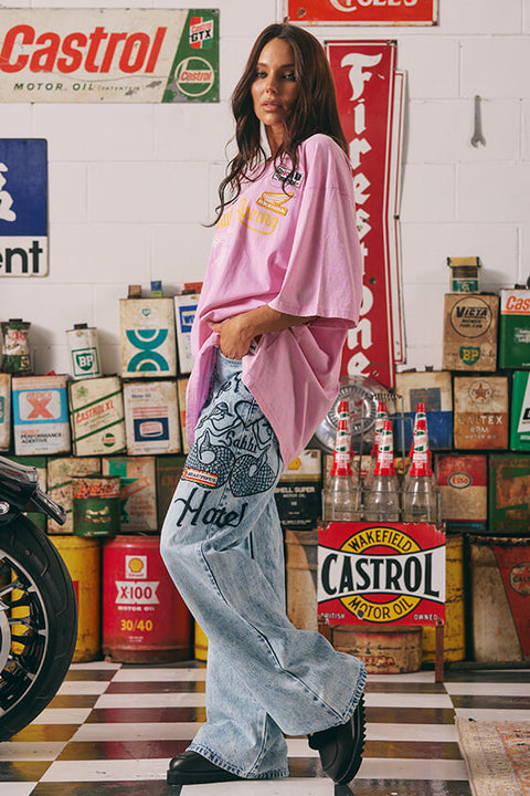 Mermaid Racing Denim Jean