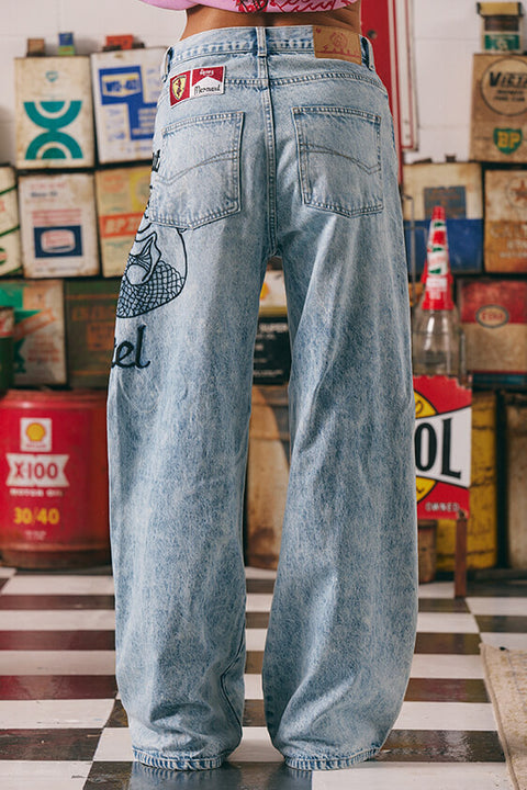 Mermaid Racing Denim Jean