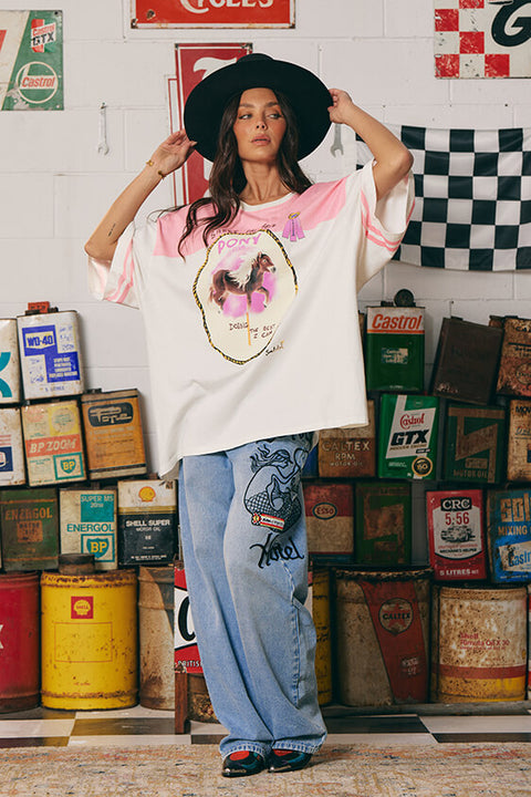 COMING SOON - Pony Club Tee - Pink