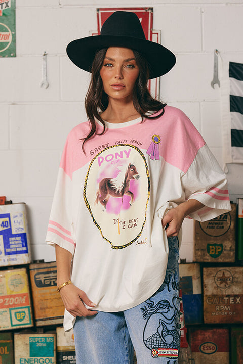 COMING SOON - Pony Club Tee - Pink
