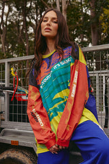 It's Gangster Long Sleeve Tee - Multicolour