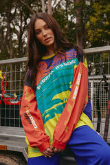 It's Gangster Long Sleeve Tee - Multicolour