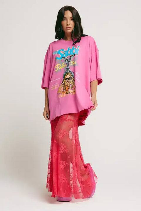 Life Is Short Tee - Pink