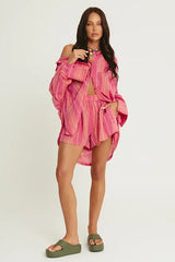 The Don Julio Shirt - Pop Stripe Peach