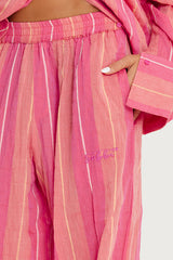 The Mexicola Pants - Pop Stripe Peach
