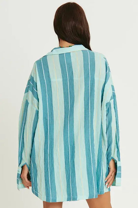 The Don Julio Shirt - Pop Stripe Blue