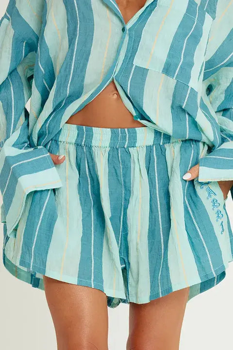 The Boxer Short - Pop Stripe Blue