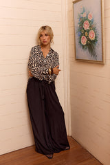 Safari Paperbag Pant - Black