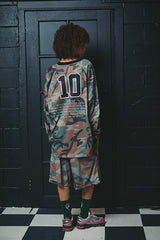 The 10 Long Sleeve Mesh Top - Camo
