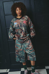 The 10 Long Sleeve Mesh Top - Camo