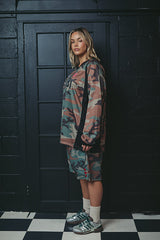 The 10 Long Sleeve Mesh Top - Camo