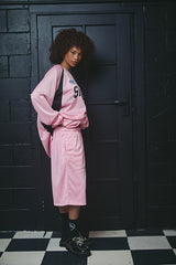 The 10 Long Sleeve Mesh Top - Pink