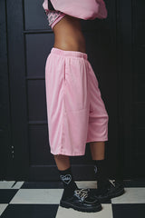 The Mesh Jort - Pink