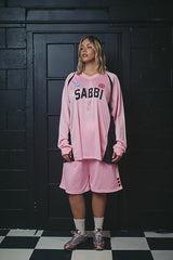 The 10 Long Sleeve Mesh Top - Pink