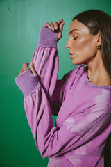 The Baby Got Back Long Sleeve Tee - Violet