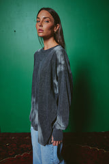 The Baby Got Back Long Sleeve Tee - Charcoal