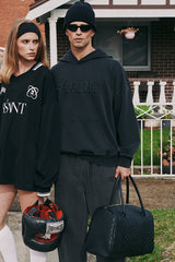 Champion Hoodie - Acid wash Charcoal