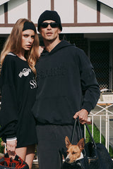Champion Hoodie - Acid wash Charcoal