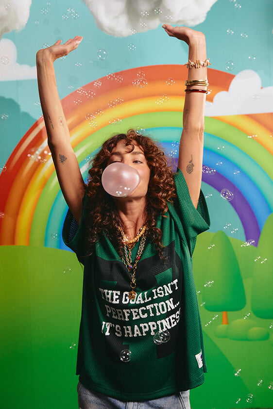 The Perfection Complex Mesh Tee - Green