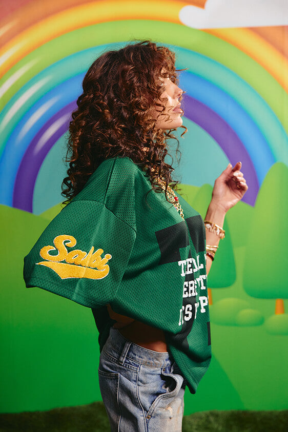 The Perfection Complex Mesh Tee - Green