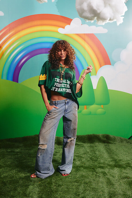 The Perfection Complex Mesh Tee - Green