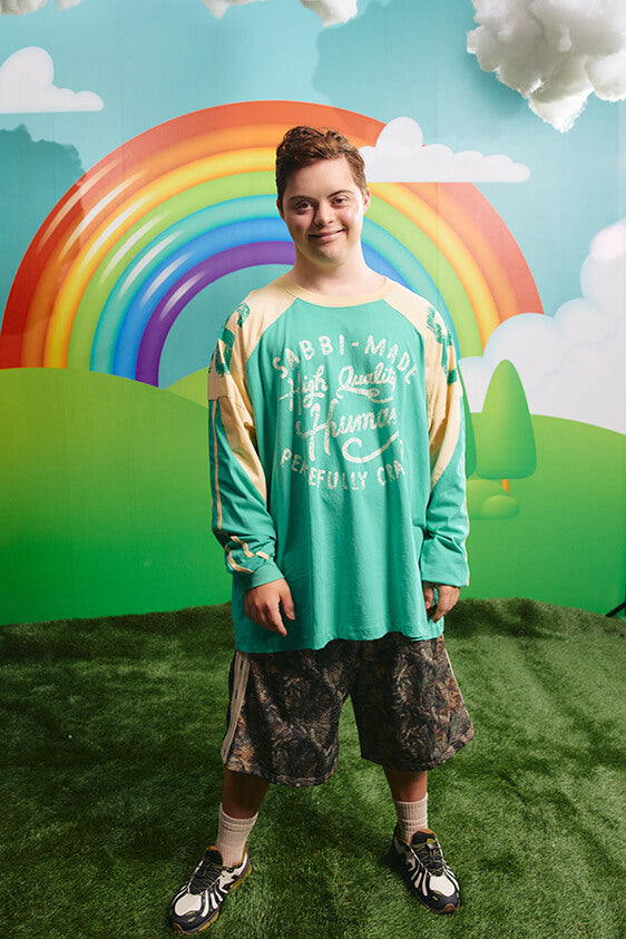 The High Quality Human Long Sleeve Tee - Green