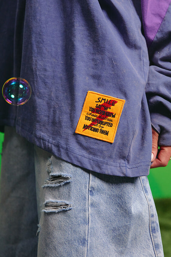 The High Quality Human Long Sleeve Tee - Purple