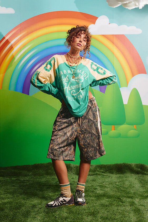 The High Quality Human Long Sleeve Tee - Green