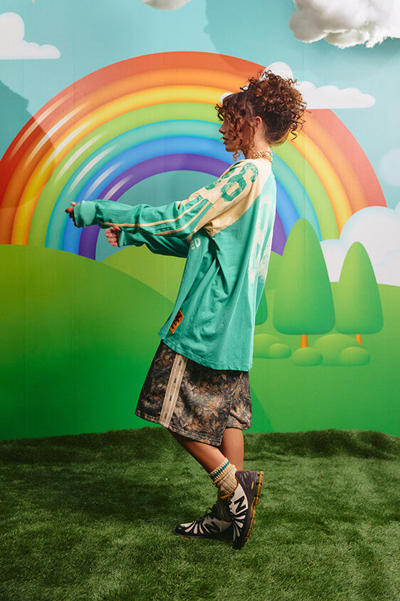 The High Quality Human Long Sleeve Tee - Green