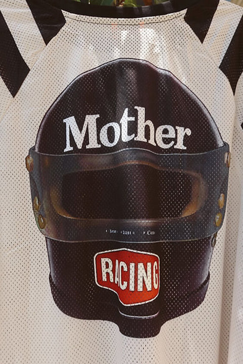 Mother Striped Mesh Long Sleeve