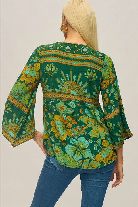 Sadie Blouse - Emerald