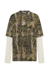 Round One Layered Tee - Vintage Camo