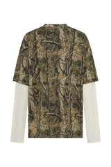 Round One Layered Tee - Vintage Camo