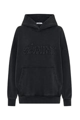 Champion Hoodie - Acid wash Charcoal