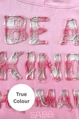 Be a Kind Human Hoodie - Pink