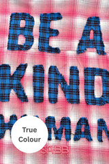 Be a Kind Human OversizedShirt- Pink