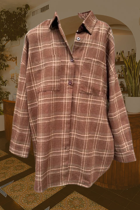 Boot Scootin' Flannel - Brown Check