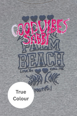Be Happy Tank - Grey