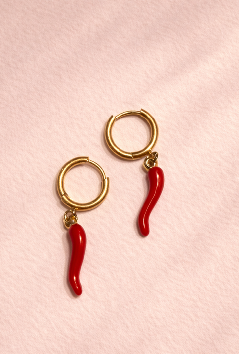 Mini Chilli Hoops - Gold