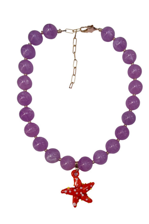 Bon Bons Necklace - Purple