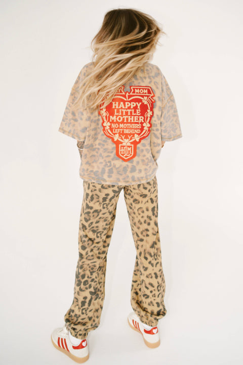 Sorry Mom Tee - Leopard