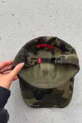 SŚAINT Camo Dad Cap- Cherry Red