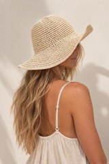 Little Miss Sunshine Beach Hat - Natural