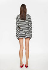Bloom Long Sleeve Top - Onyx Stripe